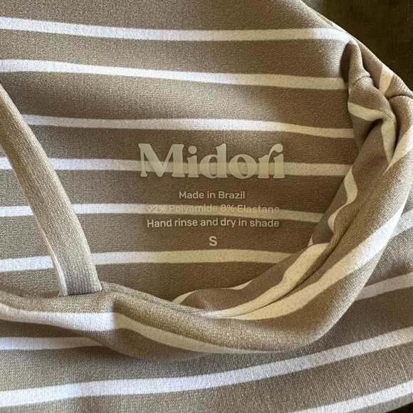 Women’s Midori striped bikini matching set - Picture 5 of 10